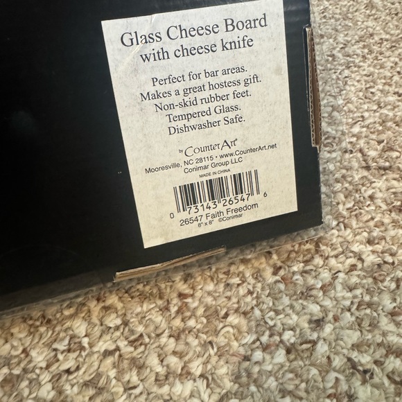 Cheese Board Set USA Theme - Picture 2 of 2